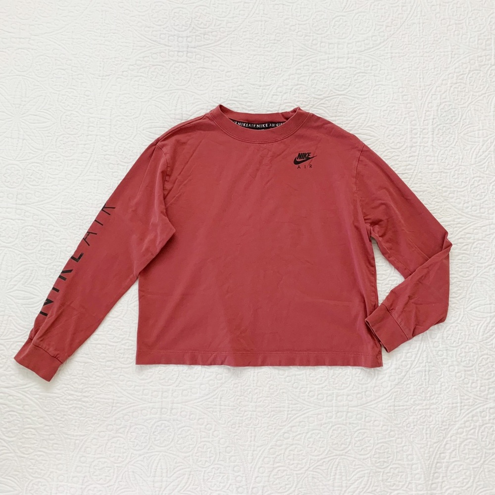Nike Women's Long Sleeve Tee - Red
